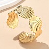 304 Stainless Steel Cuff Bangles for Women AJEW-P127-20G-1