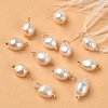 12Pcs 2 Colors Natural Pearl Potato Charms FIND-YW0004-33-2