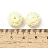 Synthetic Coral Dyed Carved Beads CORA-H004-02B-3
