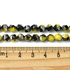 Electroplate Glass Beads Strands EGLA-K061-06A-HP02-4