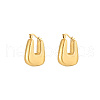 U-Shaped Stainless Steel Hoop Earrings for Women GG9870-1-1