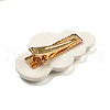 Cute Cloud Resin Alligator Hair Clips AJEW-U004-04B-2