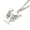 201 Stainless Steel Necklaces NJEW-Q336-01Y-P-4