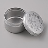 Aluminium Shallow Round Candle Tins AJEW-WH0326-03C-3