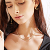 Unicraftale Trendy Men's 304 Stainless Steel Herringbone Chain Necklaces NJEW-UN0001-16G-6