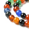 Natural Agate Beads Strands G-F417-05-8mm-4