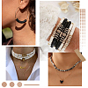 SUNNYCLUE 3 Strands 3 Colors Flat Round Handmade Polymer Clay Beads CLAY-SC0001-68A-5
