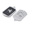 Alloy Twelve Constellations Series Big Pendants PALLOY-O107-01P-07-3