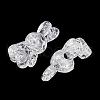 Transparent Crackle Acrylic Beads TACR-U008-02B-2