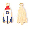 Alloy Enamel Pendants X-ENAM-N054-43-RS-2