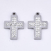 201 Stainless Steel Pendants X-STAS-N091-11P-1