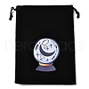 Rectangle Printed Velvet Cloth Packing Pouches ABAG-U006-03G-1
