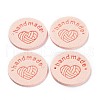 Microfiber Knitting Heart Label Tags PATC-PW0001-001M-1