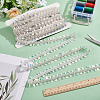 BENECREAT 5 Yards Paillette with Glass Seed Bead Ribbons OCOR-BC0007-67B-5