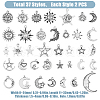 HOBBIESAY Tibetan Style Alloy Pendants FIND-HY0002-85-2