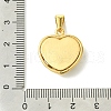 PVD Vacuum Plating 304 Stainless Steel Pendants STAS-L275-07G-01-3