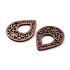 Walnut Wood Laser Cut Pendants WOOD-Q051-03F-2