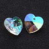 Valentine's Day Glass Pendants GB002AB-2