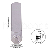 Iron Metal Stamps AJEW-BC0005-55B-4