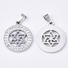 201 Stainless Steel Pendants STAS-N089-40P-2