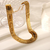 304 Stainless Steel Chain Necklaces for Women NJEW-Z080-02G-1