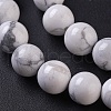 Natural Howlite Beads Strands G-D855-13-8mm-3