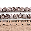 Baking Painted Glass Beads Strands X1-DGLA-N003-8mm-A05-5
