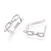 Brass Hoop Earring Findings KK-N267-24P-3