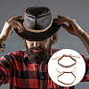 ANATTASOUL 2Pcs 2 Styles Ethnic Style Imitation Leather Adjustable Hat Band AJEW-AN0007-23-5