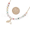 Natural Mixed Stone & Dyed Quartz Round Beaded Necklaces NJEW-JN05302-03-3