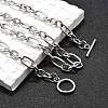 Non-Tarnish Unisex 304 Stainless Steel Figaro Chain Necklaces NJEW-H215-03P-2