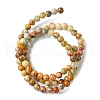 Natural Crazy Lace Agate Round Bead Strands G-E334-4mm-20-5