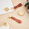 Wax Seal Brass Stamp Head AJEW-WH0215-017-6
