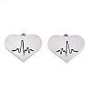 Non-Tarnish 201 Stainless Steel Charms STAS-S081-087-2