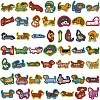 50Pcs Cute Dachshund PVC Waterproof Stickers STIC-Z001-02-2