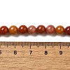 Dyed Natural Malaysia Jade Beads Strands G-G021-02A-19-3