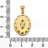 Golden 304 Stainless Steel Pendants STAS-K300-02G-N-3