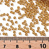 Goldenrod Round 11/0 Grade A Transparent Glass Seed Beads X-SEED-Q007-F31-3