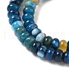 Natural Banded Agate Beads Strands G-F790-I01-01I-4