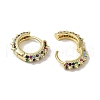 Rack Plating Brass Micro Pave Cubic Zirconia Huggie Hoop Earrings for Women EJEW-C097-24G-01-2
