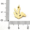 304 Stainless Steel Enamel Charms STAS-E550-63G-3