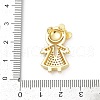 Brass Micro Pave Cubic Zirconia Pendants KK-D317-104G-3