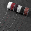  6 Rolls 6 Colors Polyester Elastic Cord EC-NB0001-07-5