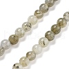 Natural Labradorite Bead Strands G-O155-05B-4mm-4