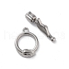 304 Stainless Steel Toggle Clasps STAS-A092-05P-2