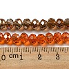Electroplate Glass Beads Strands EGLA-A034-T6mm-J-3