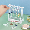   1 Set Coat Hanger Removable Acrylic Earring Displays EDIS-PH0001-92-3