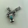 Punk Ethnic Style Gun Shape Stainless Steel Pendant Necklaces DH6086-5