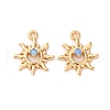 Brass Micro Pave Cubic Zirconia Pendants KK-Z112-02G-1