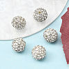 Alloy Rhinestone Beads X-RB-A034-10mm-A01S-3